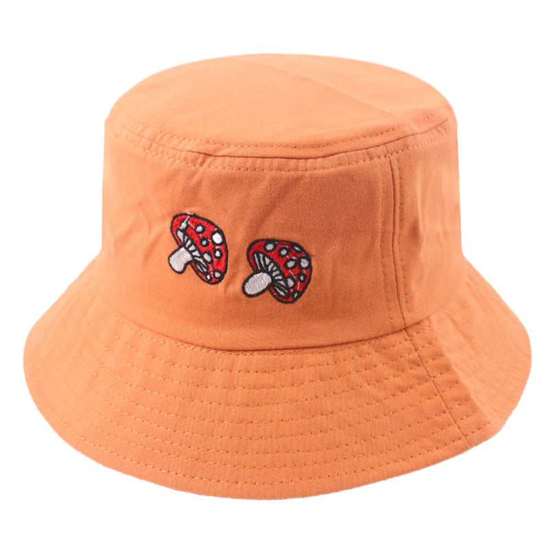 Mushroom Embroidery Bucket Hats